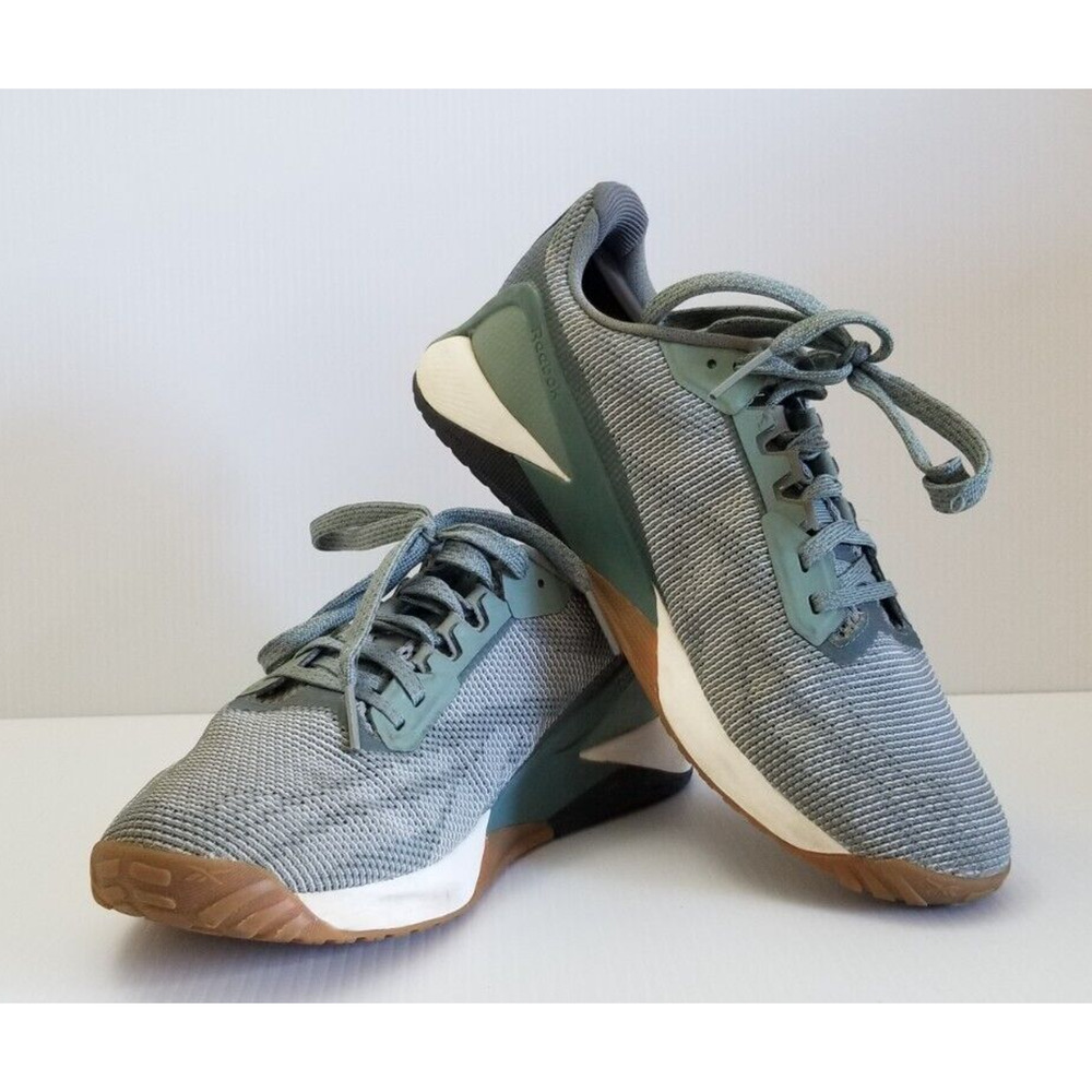 Reebok Women's Nano X1 Cross Trainer Sneaker Size 9.5M S42570 Green/White Shoes